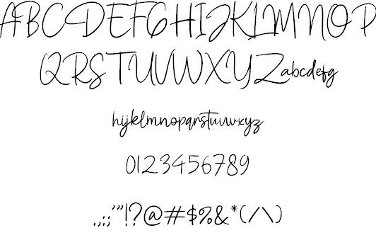 Betty Lavea font插图1 Betty Lavea font插图1