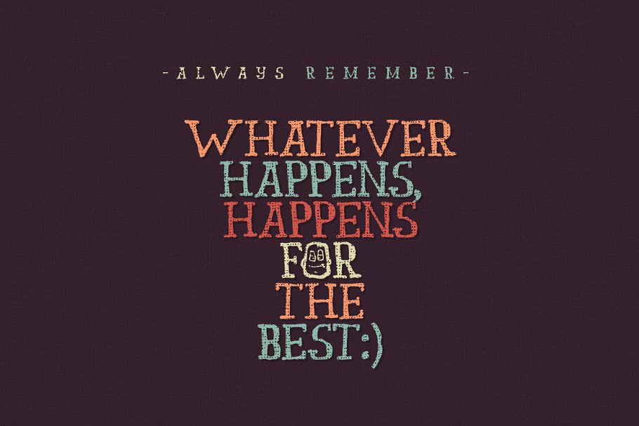 趣味涂鸦字体 “Old story”插图(3)