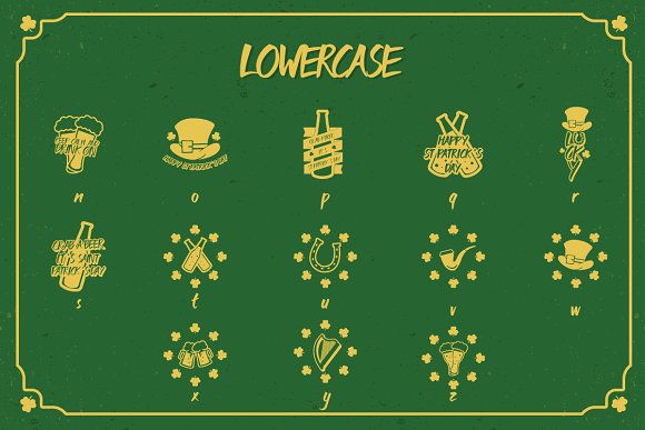 Lucky Irish Dingbats插图4