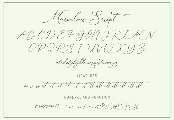 Marvelous Sans Demo font插图4 Marvelous Sans Demo font插图4