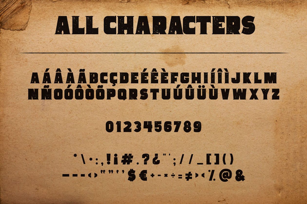 复古风格粗体英文衬线字体 Space Cowboy Typeface插图(6)