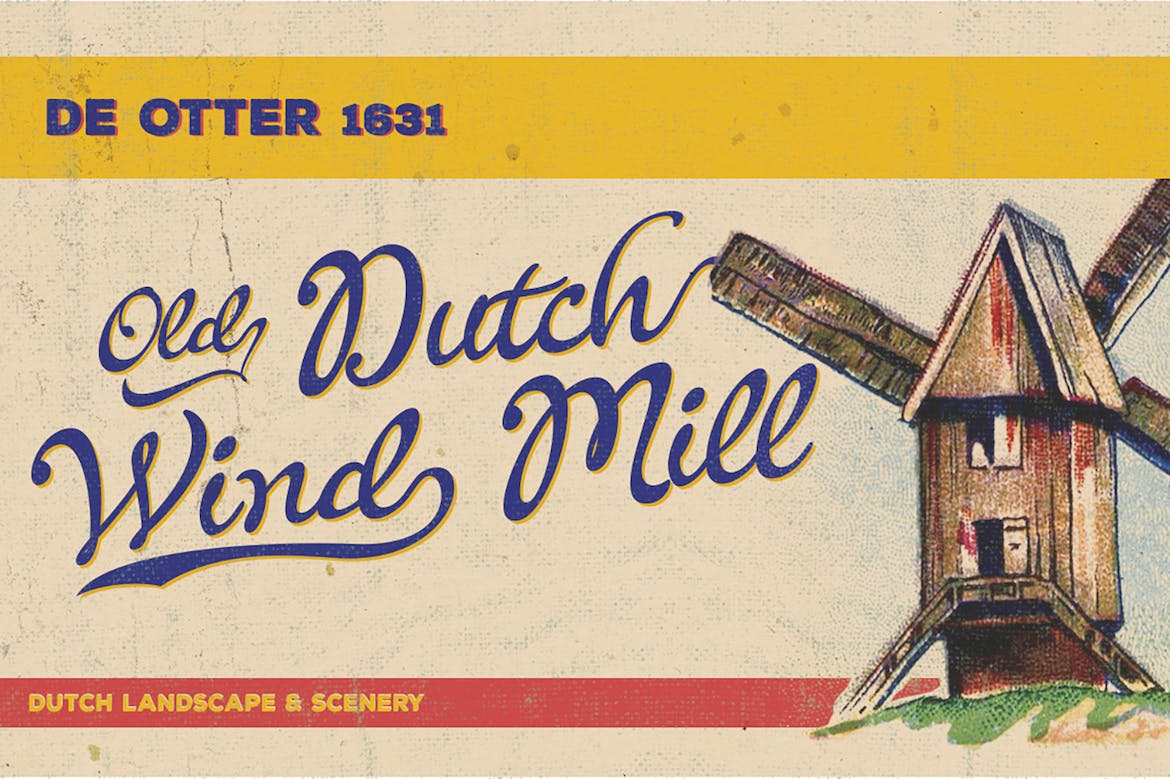 威尼斯复古书写风格英文手写字体 La Venice插图(8)