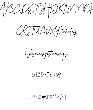 Gloriant font插图2 Gloriant font插图2