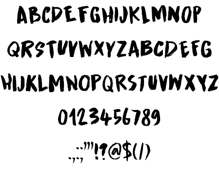 Runaround Kid DEMO font插图1 Runaround Kid DEMO font插图1