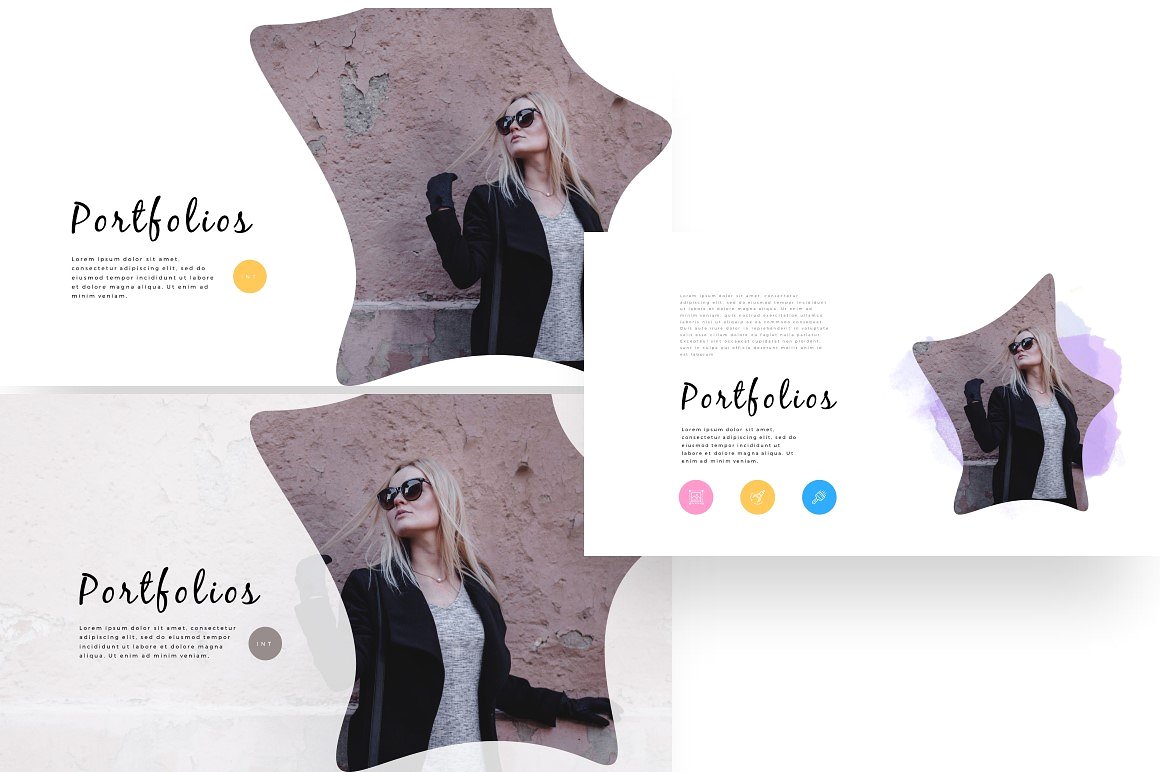 优雅时尚的PowerPoint模板插图(19)