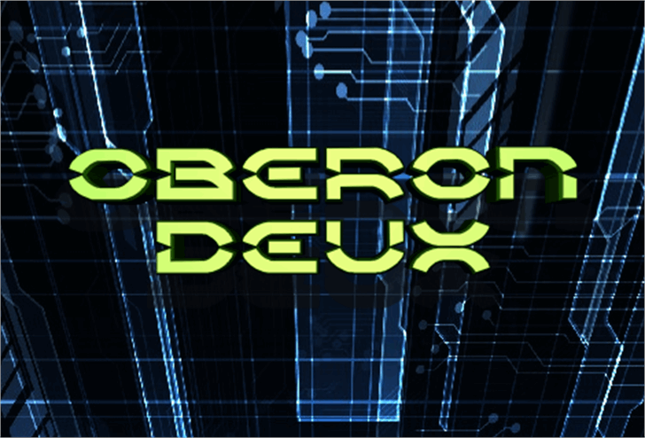 Oberon Deux font插图