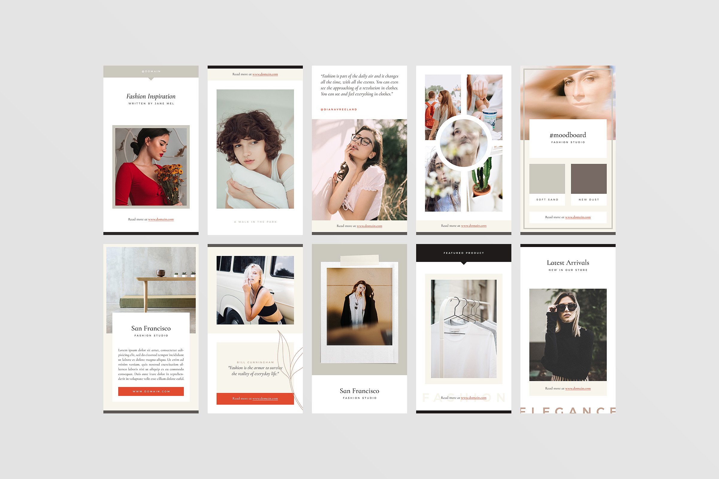 都市时尚艺术Instagram故事贴图模板素材库精选 San Francisco Instagram Stories插图(7)