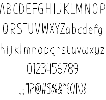 Im Wunderland font插图5