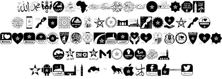 Font Morocco Color font插图1