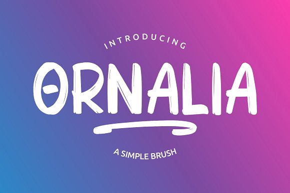 Ornalia Display Font插图