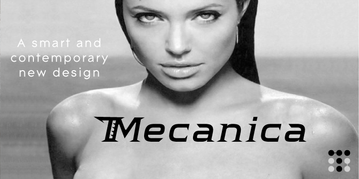Mecanica Font Family插图4