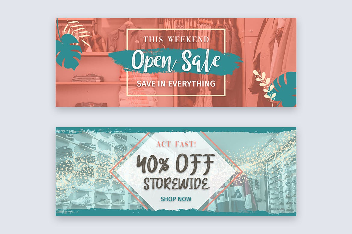 时尚品牌推广Facebook主页封面设计模板素材库精选 Facebook Covers插图(1)