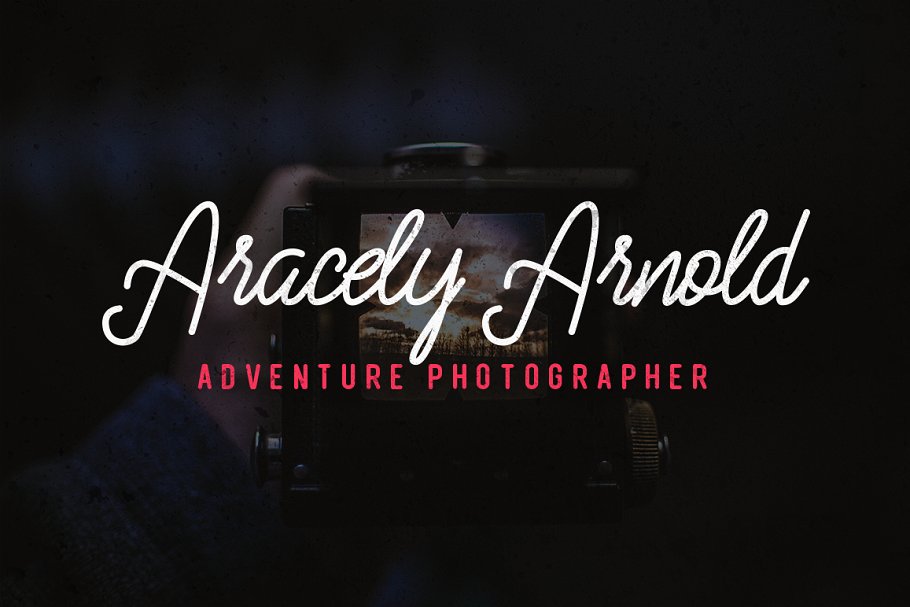 Logo设计和排版手写英文无衬线字体 Struggle More – Script & Sans Font插图(4)