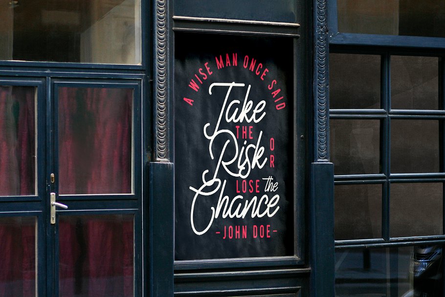 Logo设计和排版手写英文无衬线字体 Struggle More – Script & Sans Font插图(6)