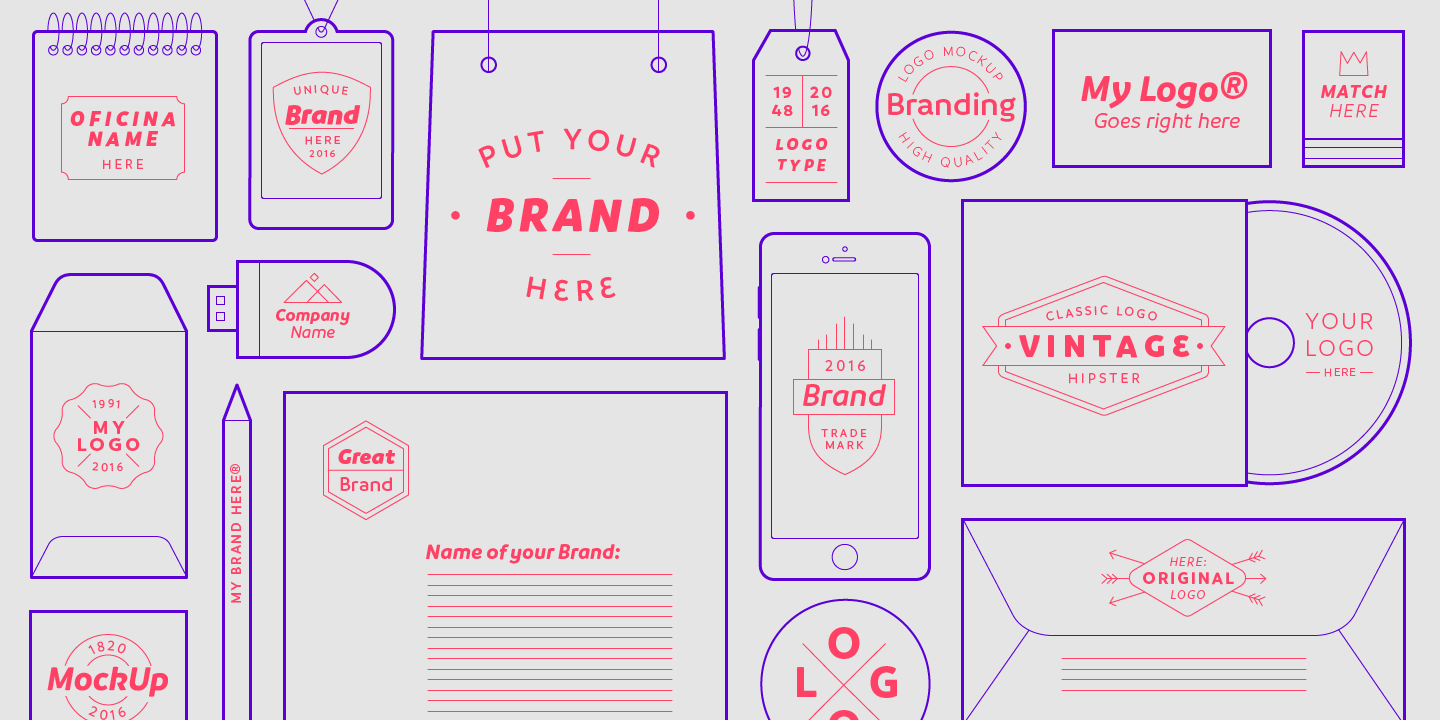 现代无衬线英文字体 Branding Family插图(18)