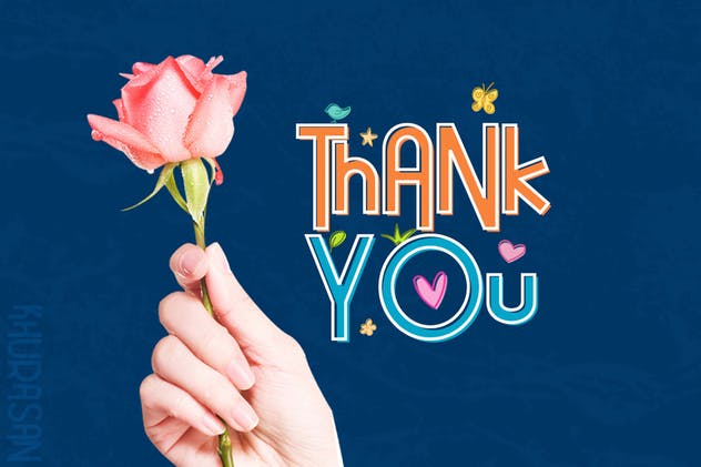 可爱俏皮风格分层无衬线英文字体 Hello Guys插图(5)